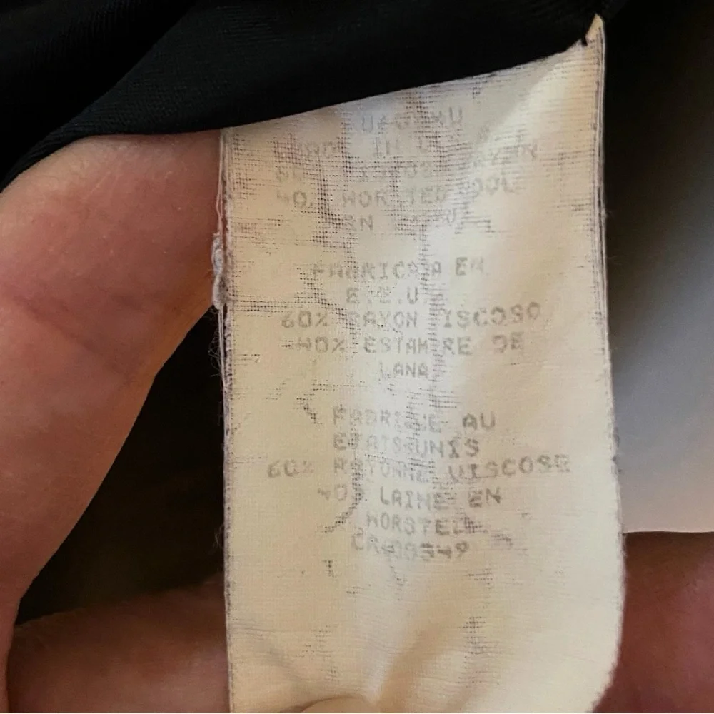 Vintage Ralph Lauren preppy dark navy Blazer with Gold horse Crest - Picture 5 of 5